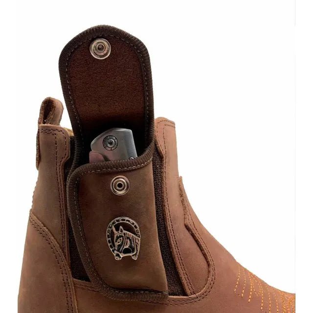 BotinaCanivete Tradicional
- Couro Crazy Horse Nescau | Bordado Ferrugem - Imagem 3