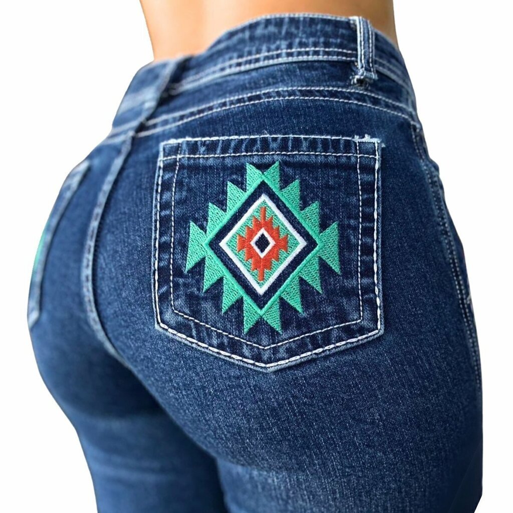 Calça Jeans Feminina All Western Cocar - Imagem 4