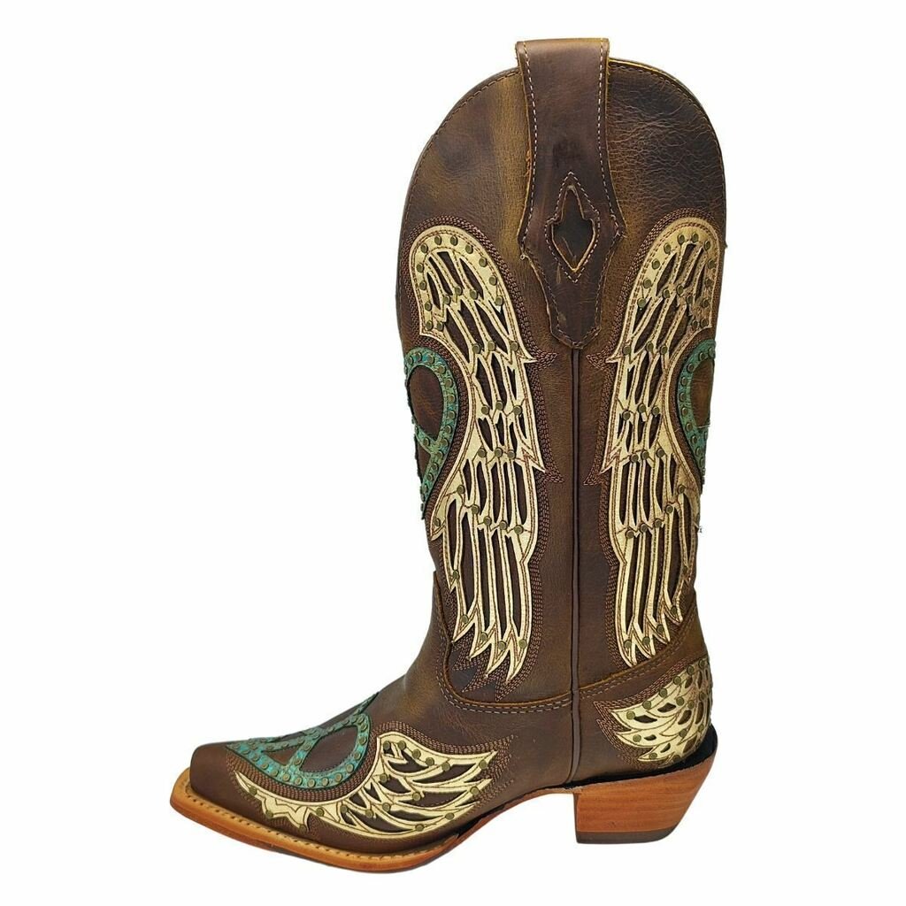 Bota Texana Feminina Goyazes Dallas Tabaco - Imagem 4