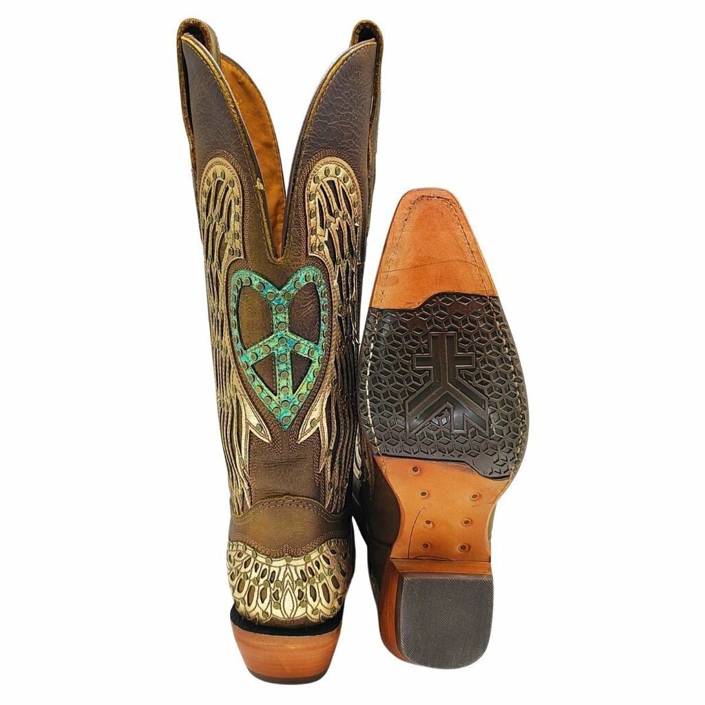 Bota Texana Feminina Goyazes Dallas Tabaco - Imagem 5