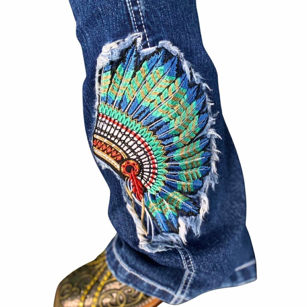 Calça Jeans Feminina All Western Cocar - Imagem 5