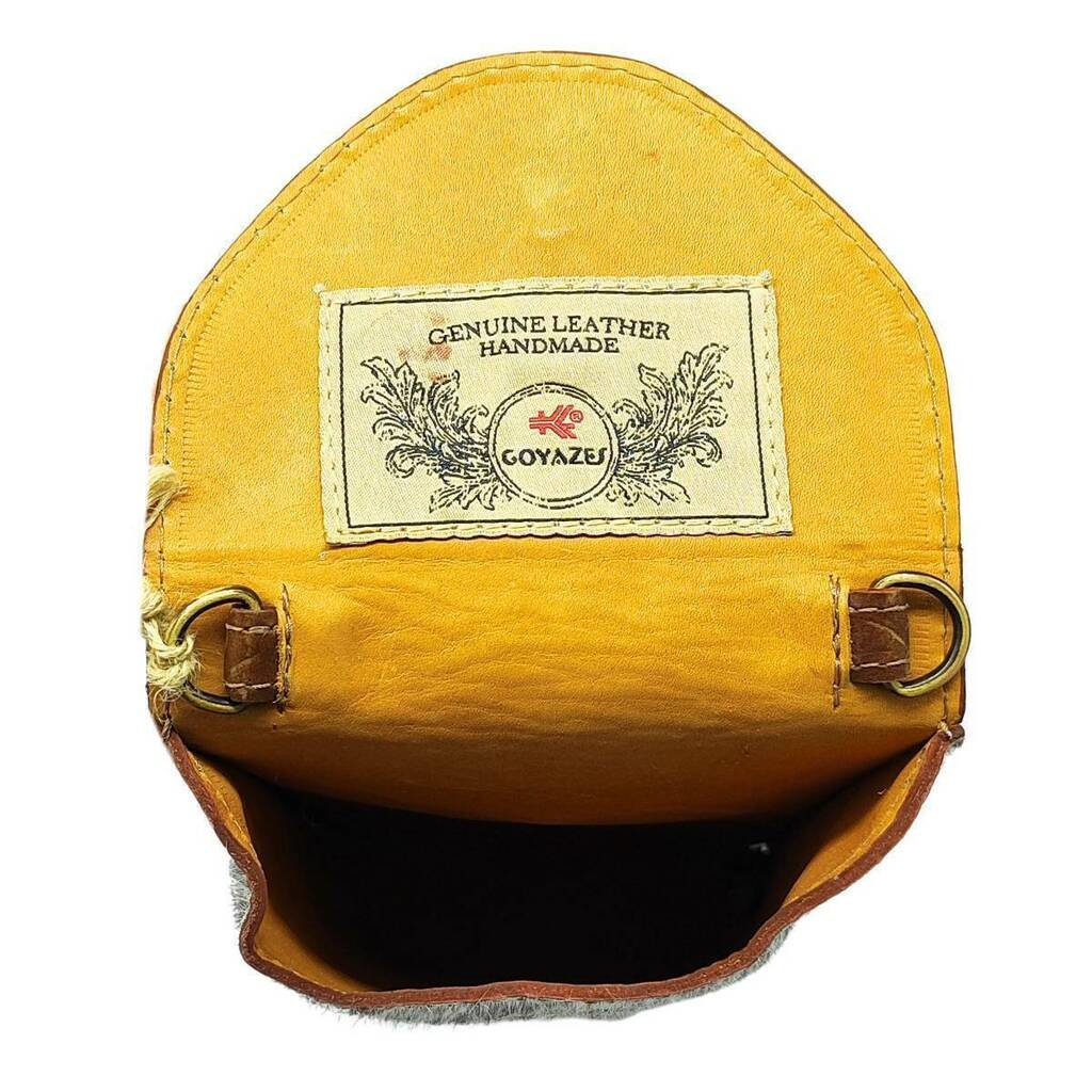 Bolsa De Couro Goyazes Atlanta Caramelo - Imagem 3