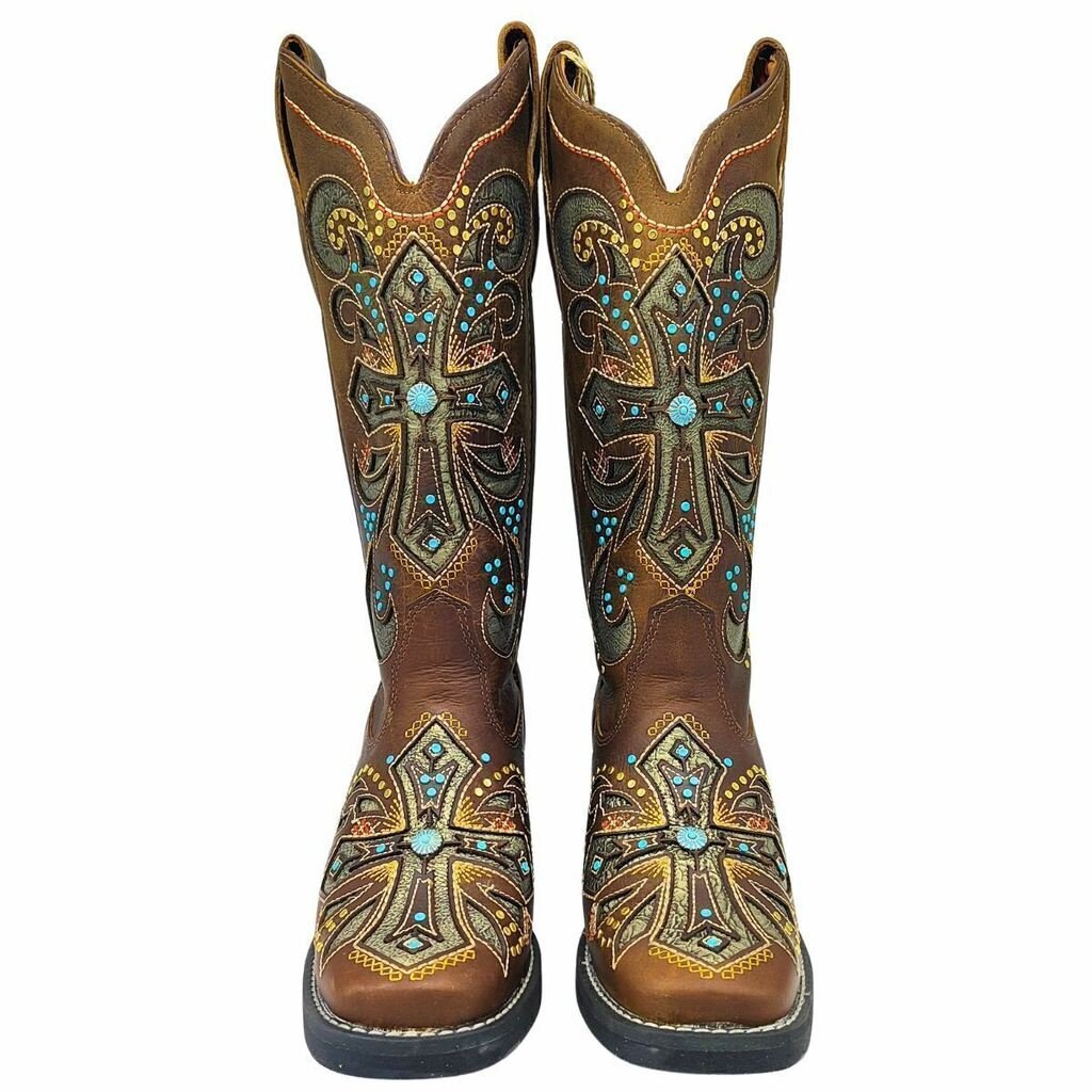 Bota Texana Feminina Goyazes Dallas Tabaco - Imagem 3