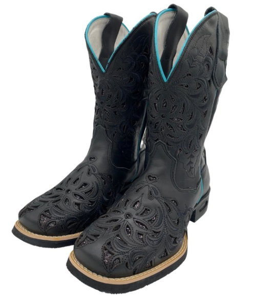 Bota Feminina Fort Boots Verde Brilho Preto - Imagem 4
