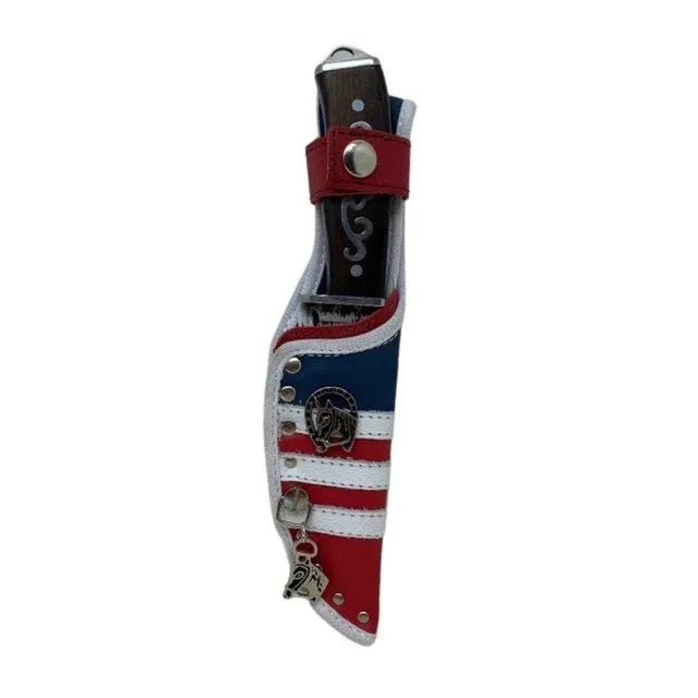 BotaFaca Americana
- Couro Cano Americano Tradicional | Couro Gáspea Crazy Horse Nescau | Bainha Americana - Imagem 3