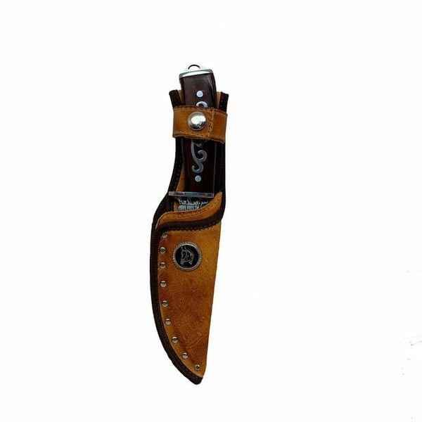 Kit Texana Caio + Faca - Couro Off-White e Horse Telha/ Bordado Boi Preto - Imagem 2