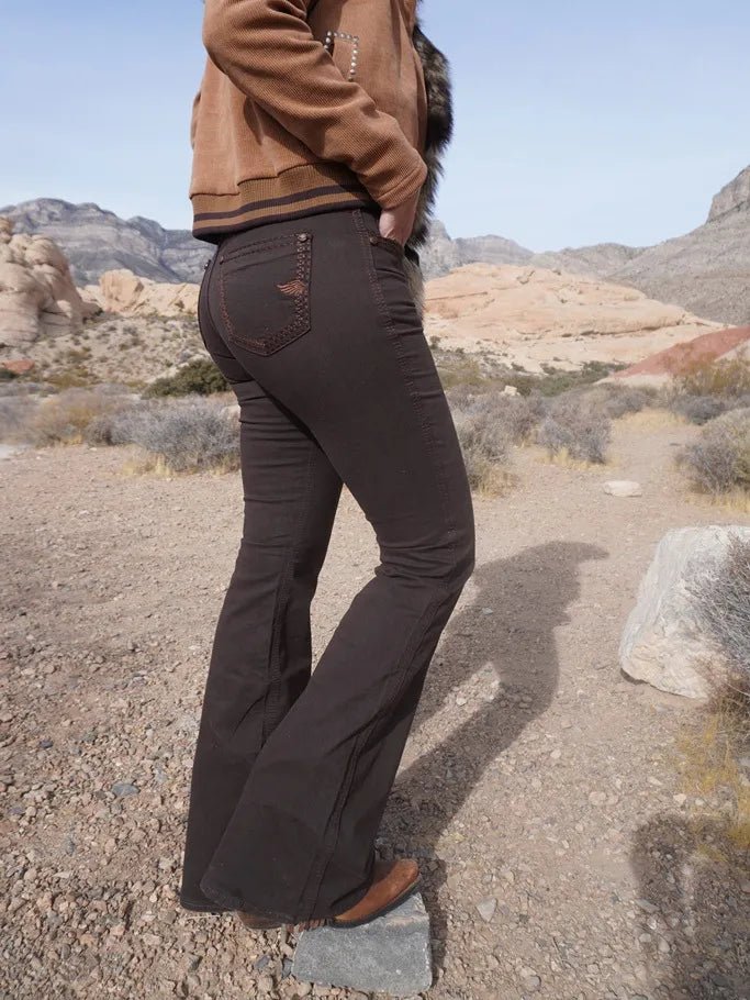 Calça Jeans Flare Rose Dunn Zenz – ORIGINAL - Imagem 4
