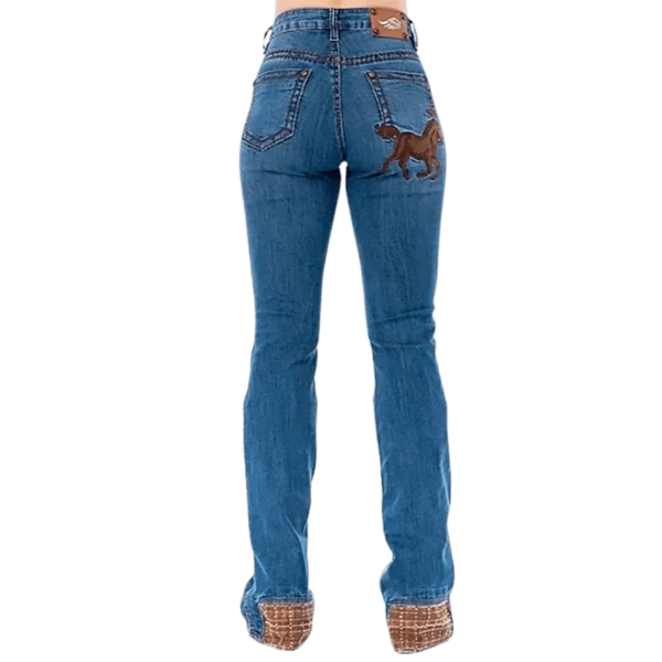 Calça Jeans Feminina Zenz Western Flanel – ORIGINAL - Imagem 5