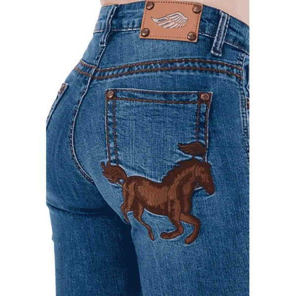 Calça Jeans Feminina Zenz Western Flanel – ORIGINAL - Imagem 7