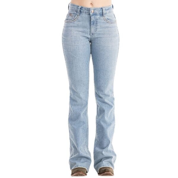 Calça Zenz Western Jeans Farmland Flare Brilho – ORIGINAL - Imagem 3