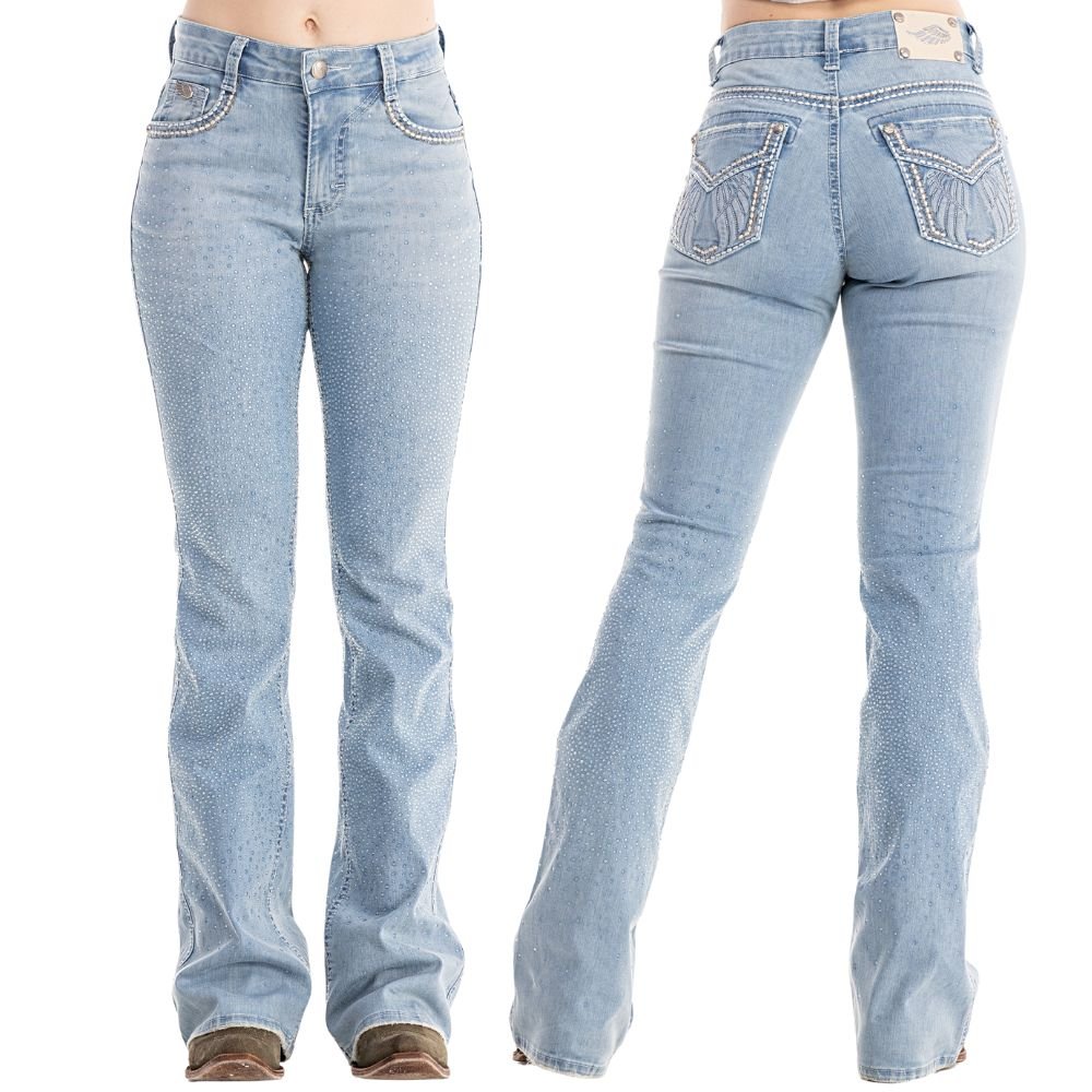 Calça Zenz Western Jeans Farmland Flare Brilho – ORIGINAL - Imagem 2