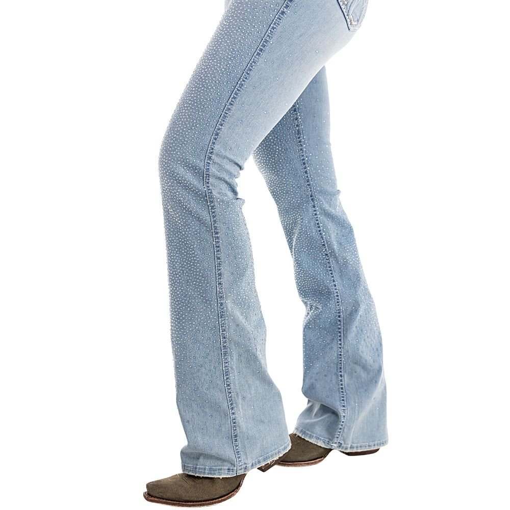 Calça Zenz Western Jeans Farmland Flare Brilho – ORIGINAL - Imagem 8